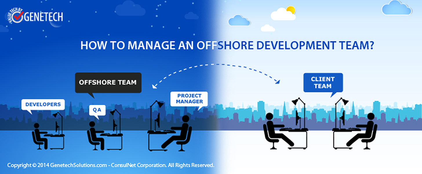 manage offshore development team