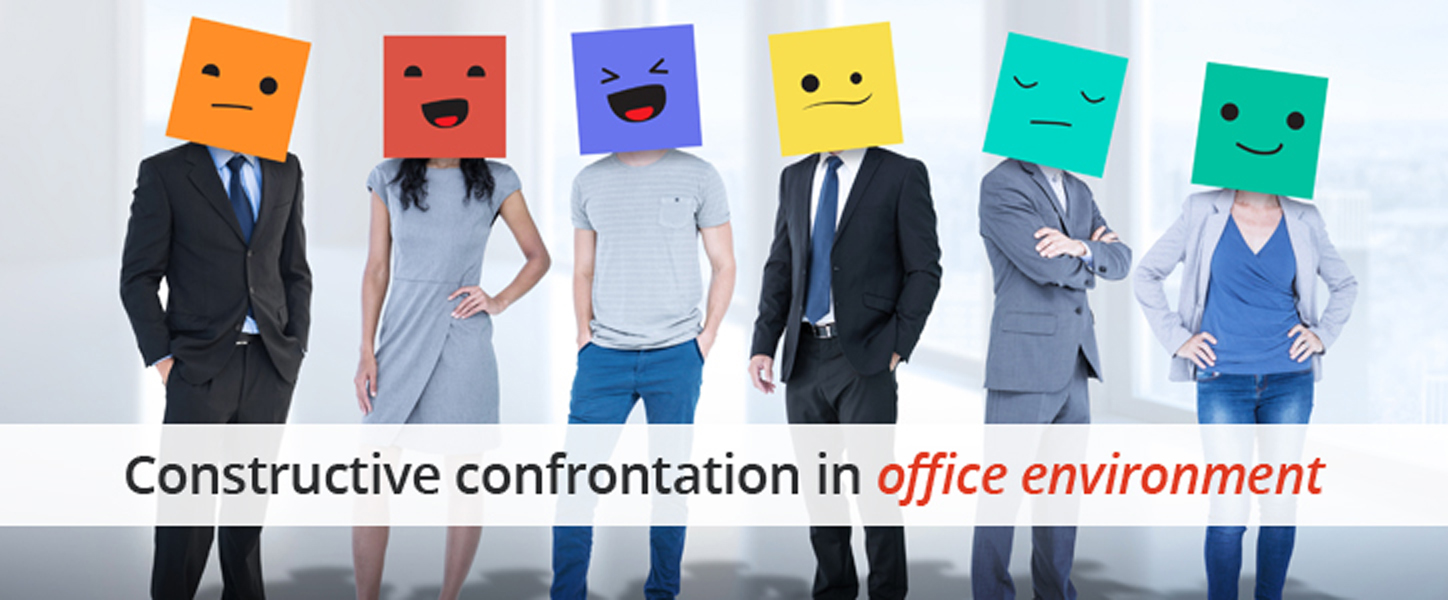 Constructive confrontation in office environment.